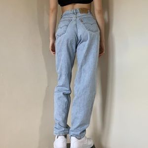 Levi's Vintage 505 Light Wash Orange Tab